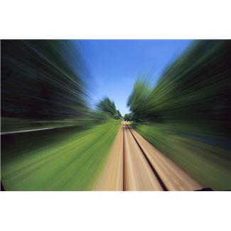 view from a train
