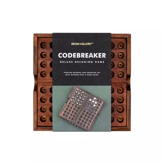 wooden codebreaker game