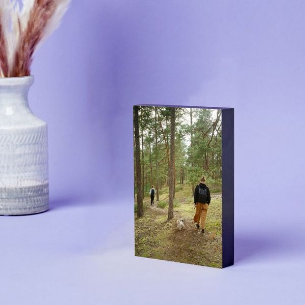 wooden photo blocks