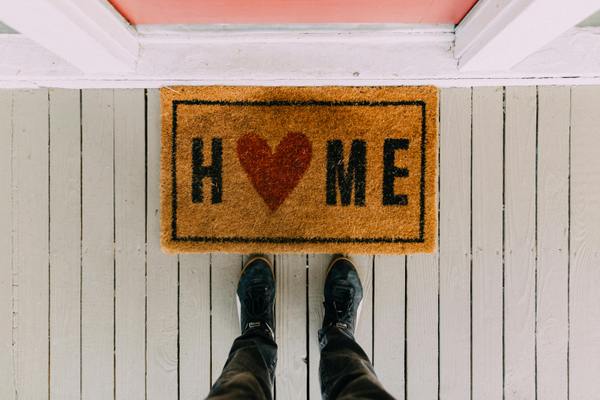 welcome door mat
